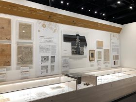 新設した歴史展示「新聞のあゆみ」ゾーン